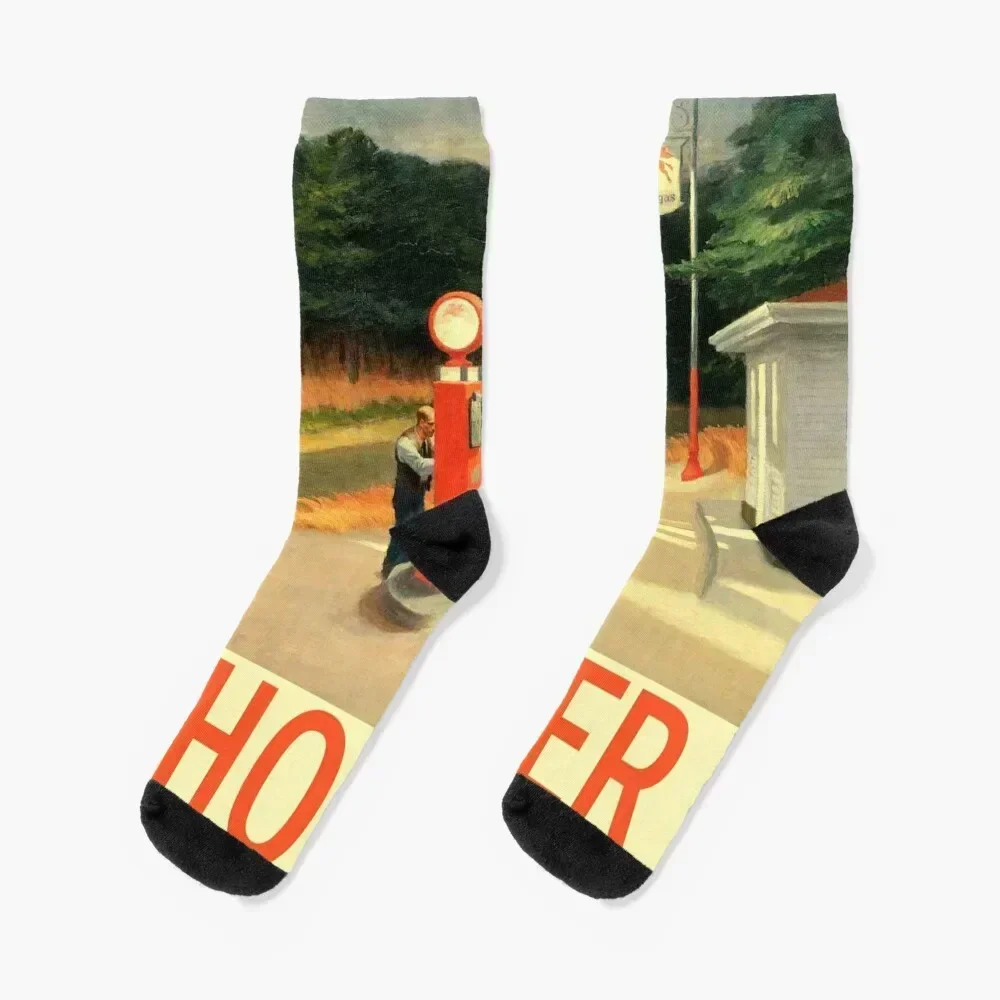 Edward Hopper - Gas - Minimalist Exhibition Art Poster Socks compression hiphop Thermal man winter Socks Ladies Men's
Edward Hopper - Gas - Minimalist Exhibition Art Poster Socks compression hiphop Thermal man winter Socks Ladies Men's