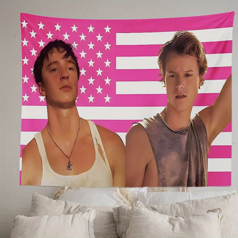 1 шт., гобелен с американским флагом JJ и Rafe, забавный розовый внешний банк, американский флаг, подходит для комнаты в общежитии колледжа, спальни, на открытом воздухе
1 шт., гобелен с американским флагом JJ и Rafe, забавный розовый внешний банк, американский флаг, подходит для комнаты в общежитии колледжа, спальни, на открытом воздухе