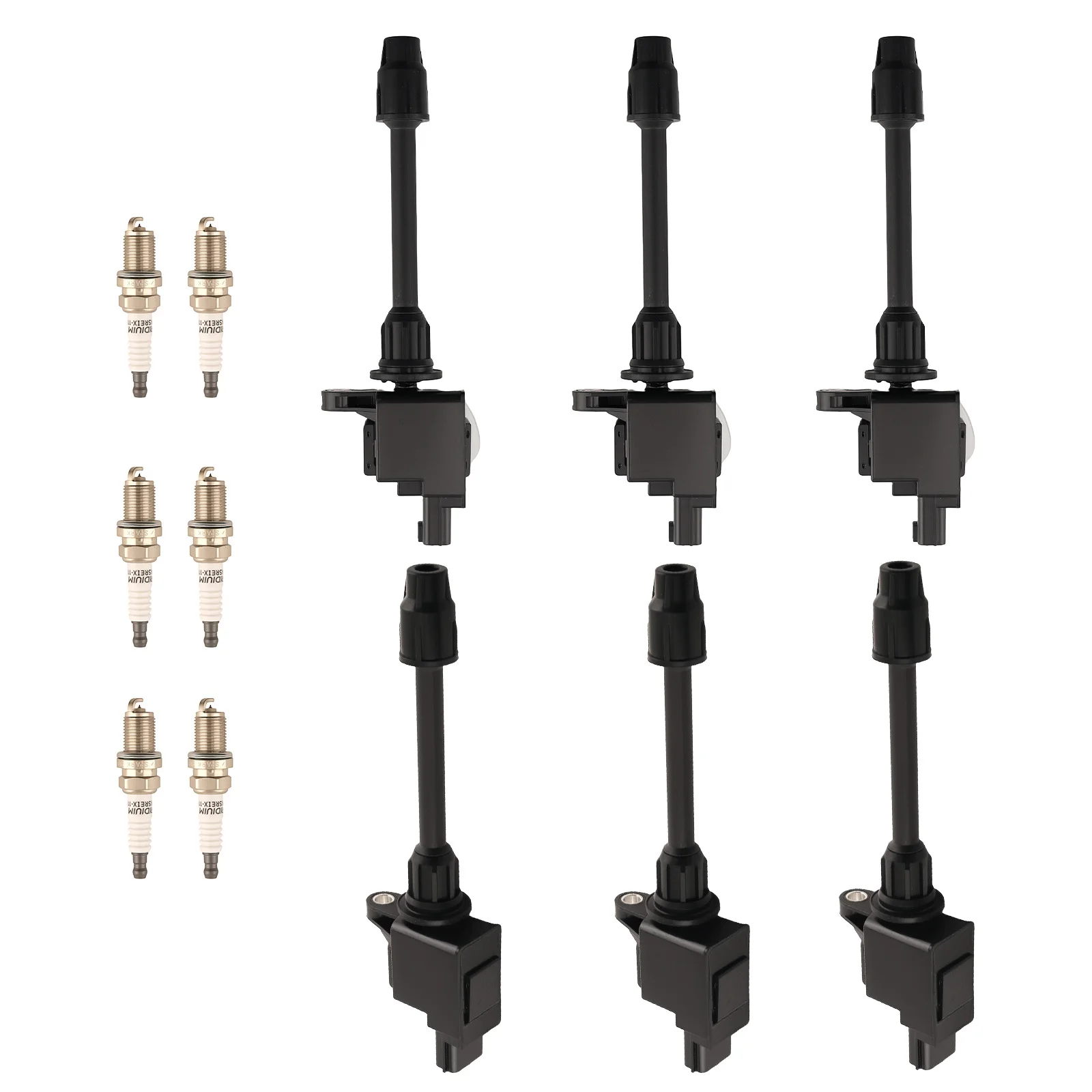 Ignition Coils & Spark Plugs Set for 2000 2001 Nissan Maxima V6 3.0L UF332
Ignition Coils & Spark Plugs Set for 2000 2001 Nissan Maxima V6 3.0L UF332