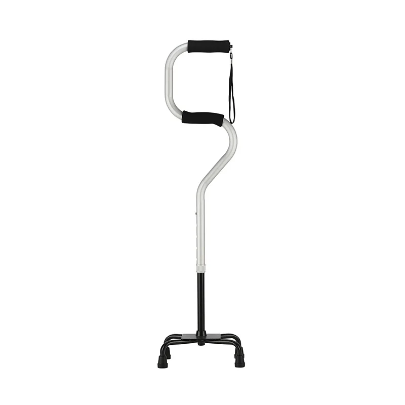 Elbow Handle Assisted Get Up Cane Adjustable Height Retractable Cane Large Four Corner Base Elderly Cane
Elbow Handle Assisted Get Up Cane Adjustable Height Retractable Cane Large Four Corner Base Elderly Cane
