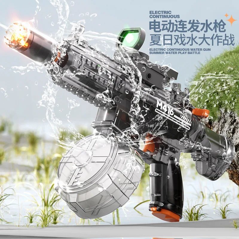 M416/AK47 Water Pistol Blasters Toy Shooting Electric Water Gun Toy LED Water Play Summer Outdoor Toys for Boys Children Gifts
M416/AK47 Water Pistol Blasters Toy Shooting Electric Water Gun Toy LED Water Play Summer Outdoor Toys for Boys Children Gifts