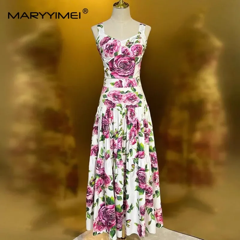 Seifrmann Fashion Spring Women's Cotton Suit Spaghetti Strap Backless Short Tops+Casual Pleated Skirt Elegant Print 2-piece set
Seifrmann Fashion Spring Women's Cotton Suit Spaghetti Strap Backless Short Tops+Casual Pleated Skirt Elegant Print 2-piece set