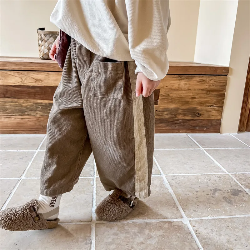2023 New Children Corduroy Harem Pants Solid Girls Casual Pants Autumn Loose Baby Boys Trousers 1-6 Year Children Pants
2023 New Children Corduroy Harem Pants Solid Girls Casual Pants Autumn Loose Baby Boys Trousers 1-6 Year Children Pants