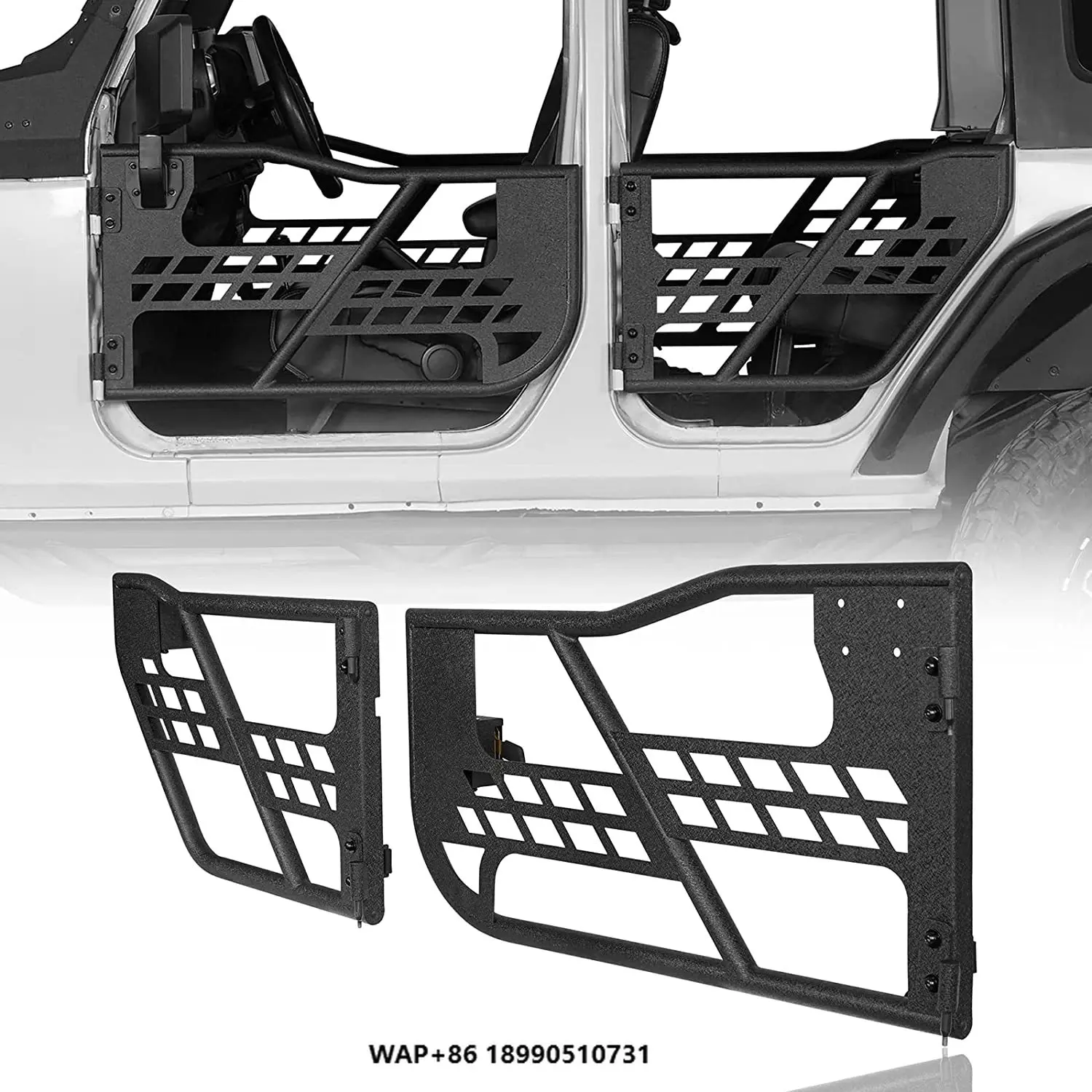 Jeep Wrangler JL 2018+ Accessory Steel Half Door for 2 & 4 Doors Car New Condition Automobile Accessories
Jeep Wrangler JL 2018+ Accessory Steel Half Door for 2 & 4 Doors Car New Condition Automobile Accessories