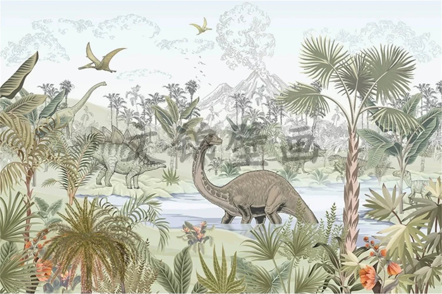3D children's bedroom background wall paper boys' room decoration wallpaper realistic dinosaur world mural wall cloth
3D children's bedroom background wall paper boys' room decoration wallpaper realistic dinosaur world mural wall cloth