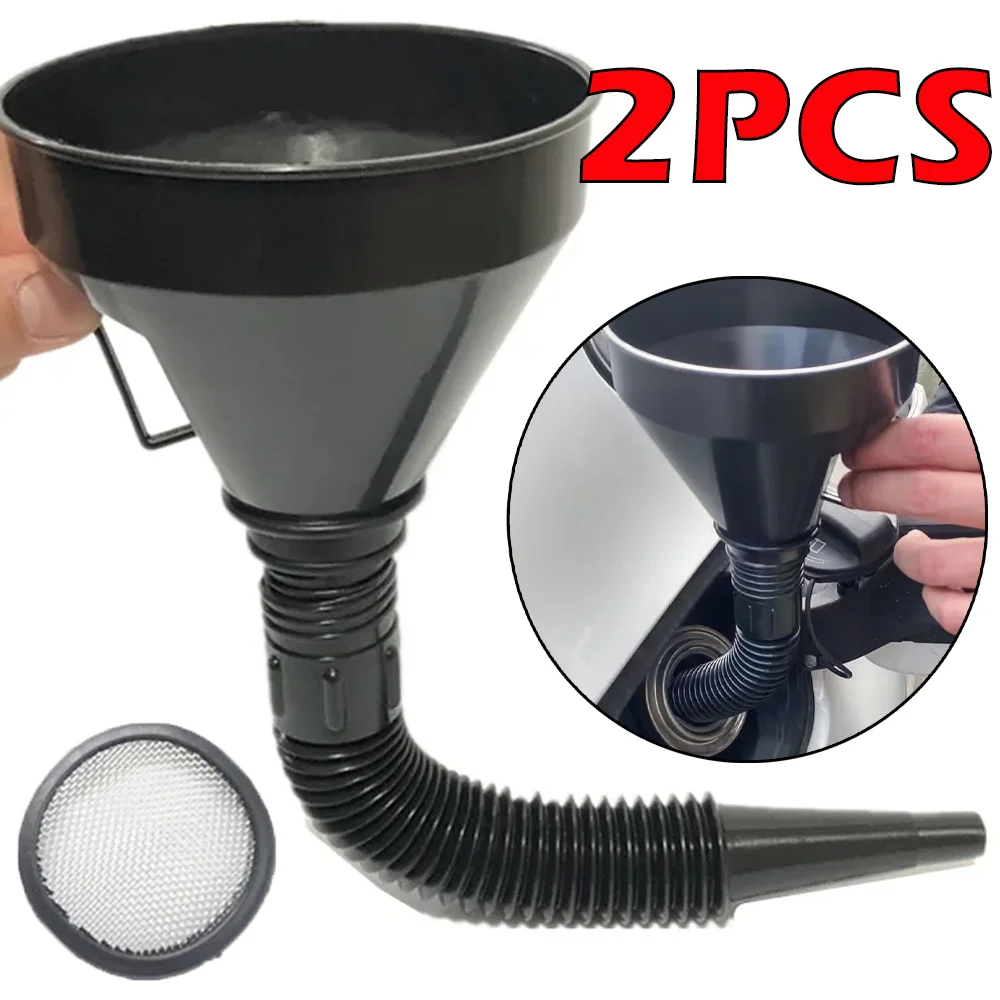 Car Gasoline Refueling Filling Funnels Multifunctional Detachable Hose Long Stem Funnel Motorcycle Engine Oil Tool Accessories
Car Gasoline Refueling Filling Funnels Multifunctional Detachable Hose Long Stem Funnel Motorcycle Engine Oil Tool Accessories