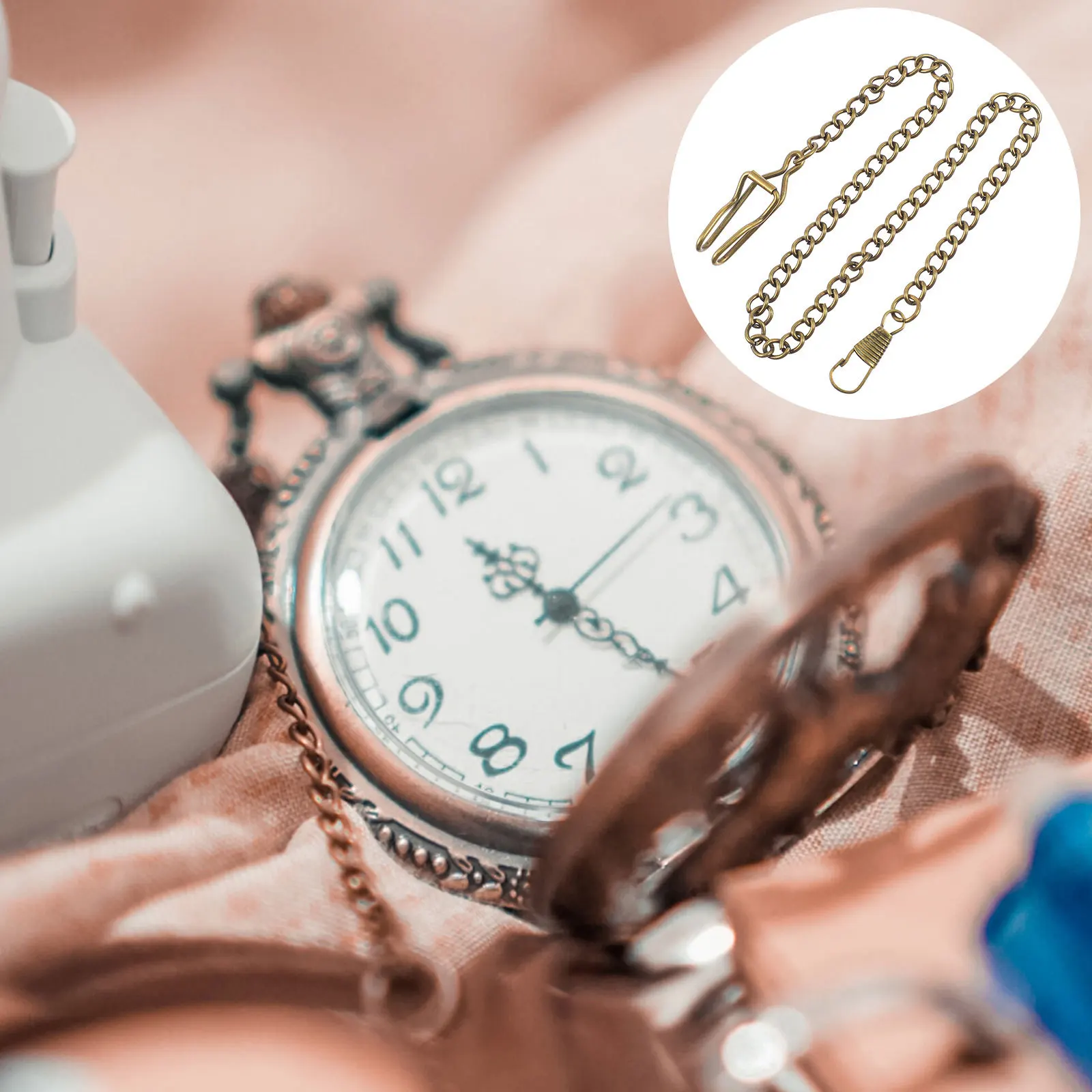 3Pcs Alloy Pocket Watch Chains Vintage Style Durable Metal Buckle Hanging Accessory Pocket Watch Chains Metal Buckle Chain
3Pcs Alloy Pocket Watch Chains Vintage Style Durable Metal Buckle Hanging Accessory Pocket Watch Chains Metal Buckle Chain