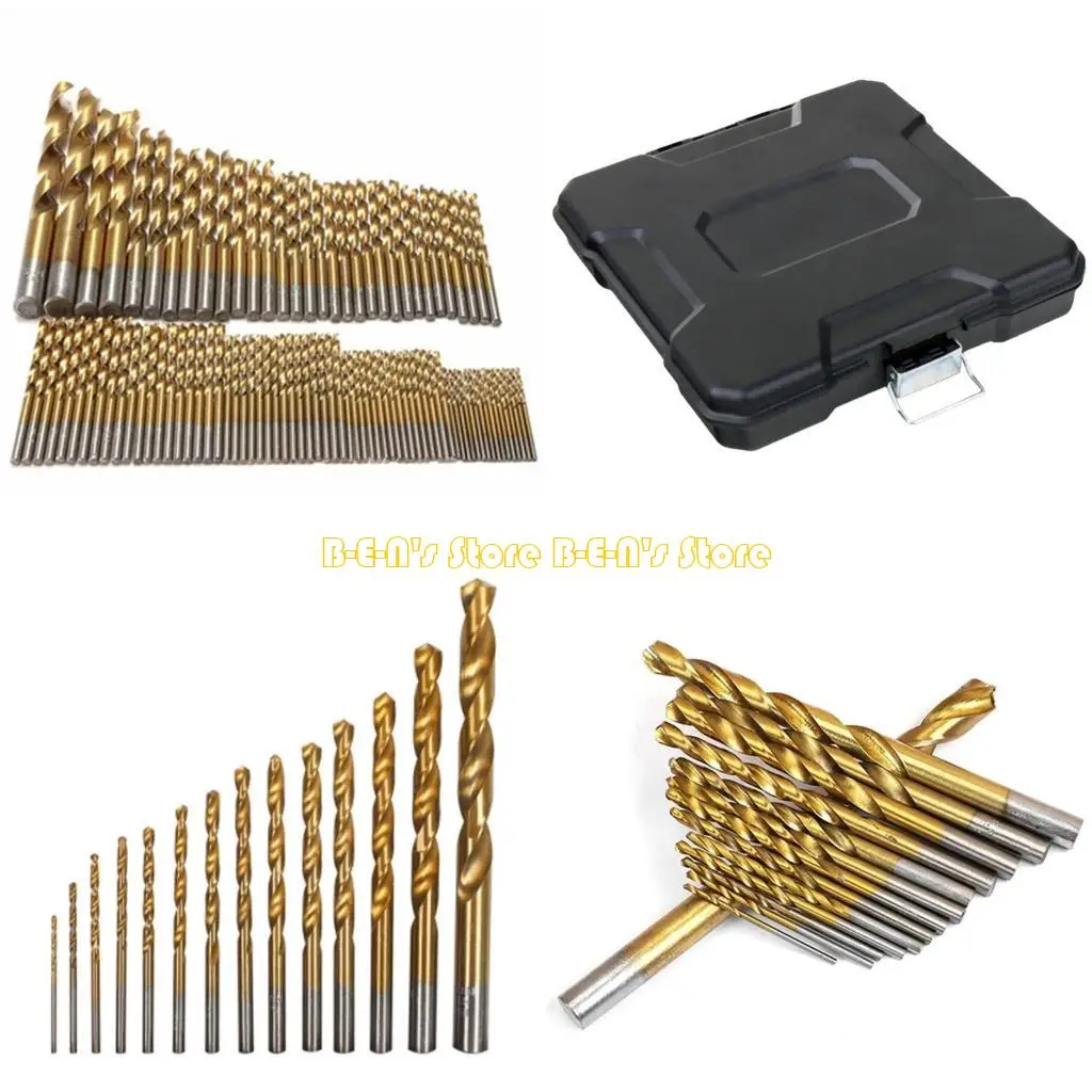 Y1AD Completed 99Pieces Quality Twist Drill Bits Set for Iron Aluminum Alloy Plastic Materials Drilling Needs with Carry Case
Y1AD Completed 99Pieces Quality Twist Drill Bits Set for Iron Aluminum Alloy Plastic Materials Drilling Needs with Carry Case