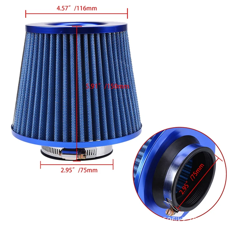 B07A-76Mm Air Filter Mushroom Head Filter Exhaust Filter Intake Filter Universal Car Supplies
B07A-76Mm Air Filter Mushroom Head Filter Exhaust Filter Intake Filter Universal Car Supplies
