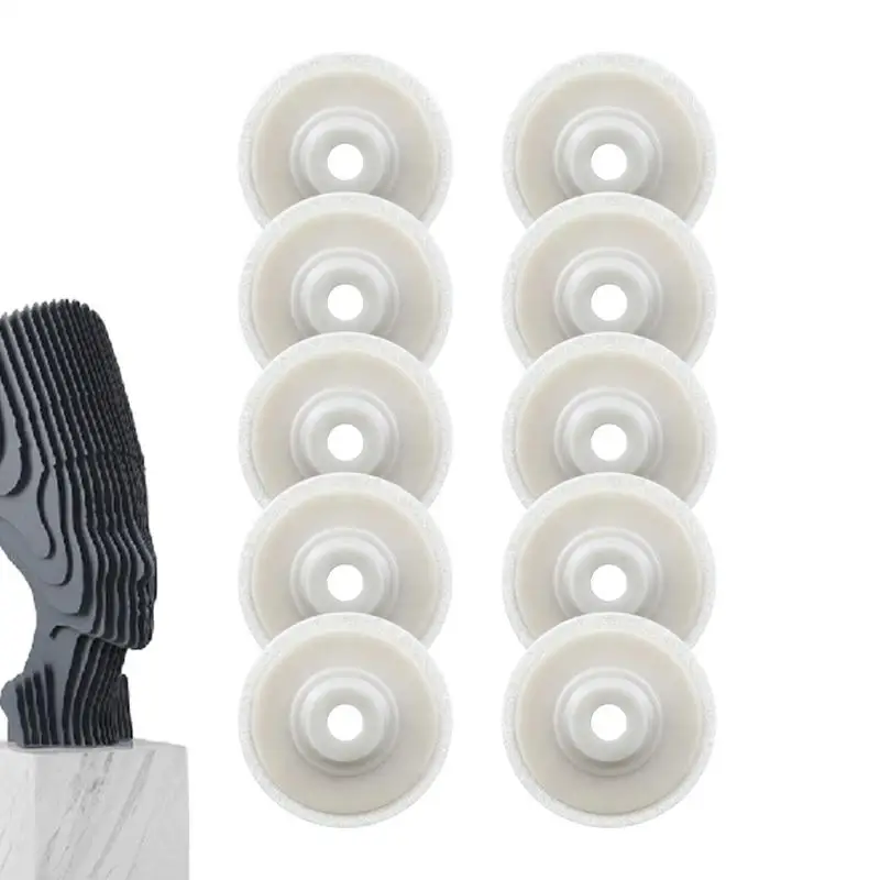 Wool Felt Polishing Wheel Disc Pads Kit 10pcs Buffing Wheel Lightweight Buffing & Polishing Accessories Grinder Polishing Pads
Wool Felt Polishing Wheel Disc Pads Kit 10pcs Buffing Wheel Lightweight Buffing & Polishing Accessories Grinder Polishing Pads