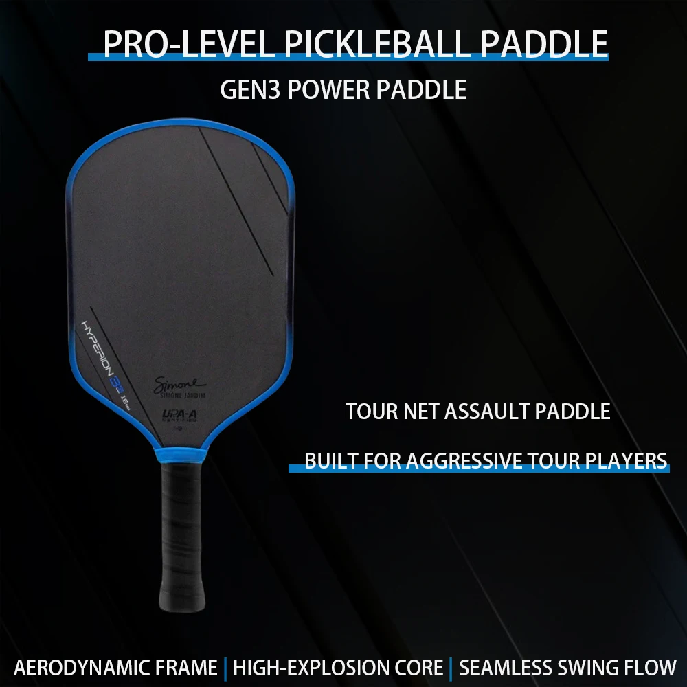 GEN3 Power Pickleball Paddle с углеродным волокном T700 — наполнитель из пенопласта EVA 16 мм для контроля отжима и мощности (термоформованный)
GEN3 Power Pickleball Paddle с углеродным волокном T700 — наполнитель из пенопласта EVA 16 мм для контроля отжима и мощности (термоформованный)