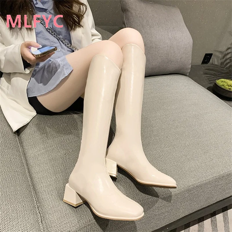 Fashion Boots Women's Autumn Winter New Fashion Square Headed Thick Heel Mid Heel Boots 2023 ladies Sexy High Heel Boots
Fashion Boots Women's Autumn Winter New Fashion Square Headed Thick Heel Mid Heel Boots 2023 ladies Sexy High Heel Boots
