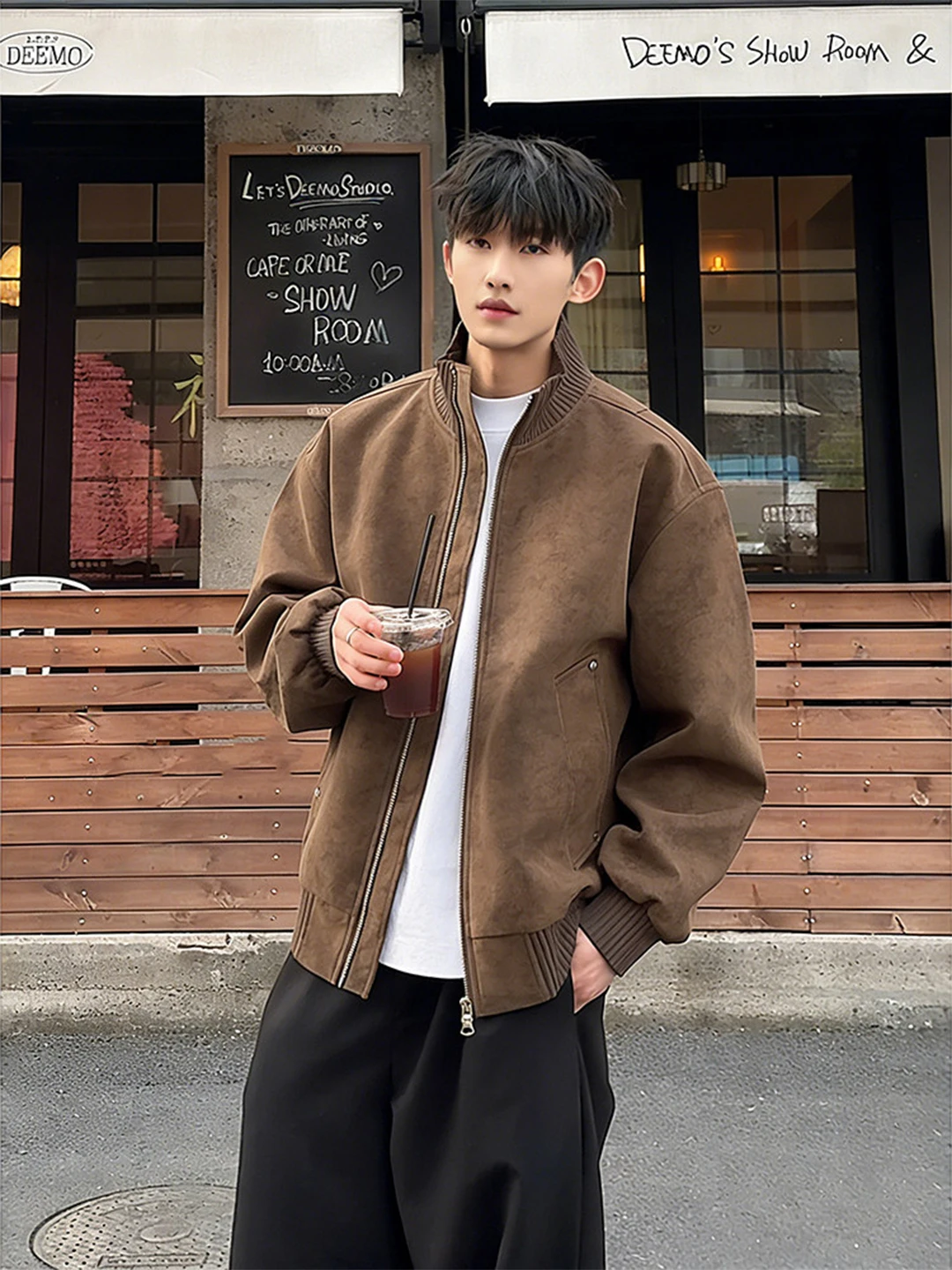 Мужская кожаная куртка Browan с эффектом потертости, весенне-осенняя, в американском ретро-стиле, рабочая одежда, бейсбольная куртка с коротким рукавом
Мужская кожаная куртка Browan с эффектом потертости, весенне-осенняя, в американском ретро-стиле, рабочая одежда, бейсбольная куртка с коротким рукавом