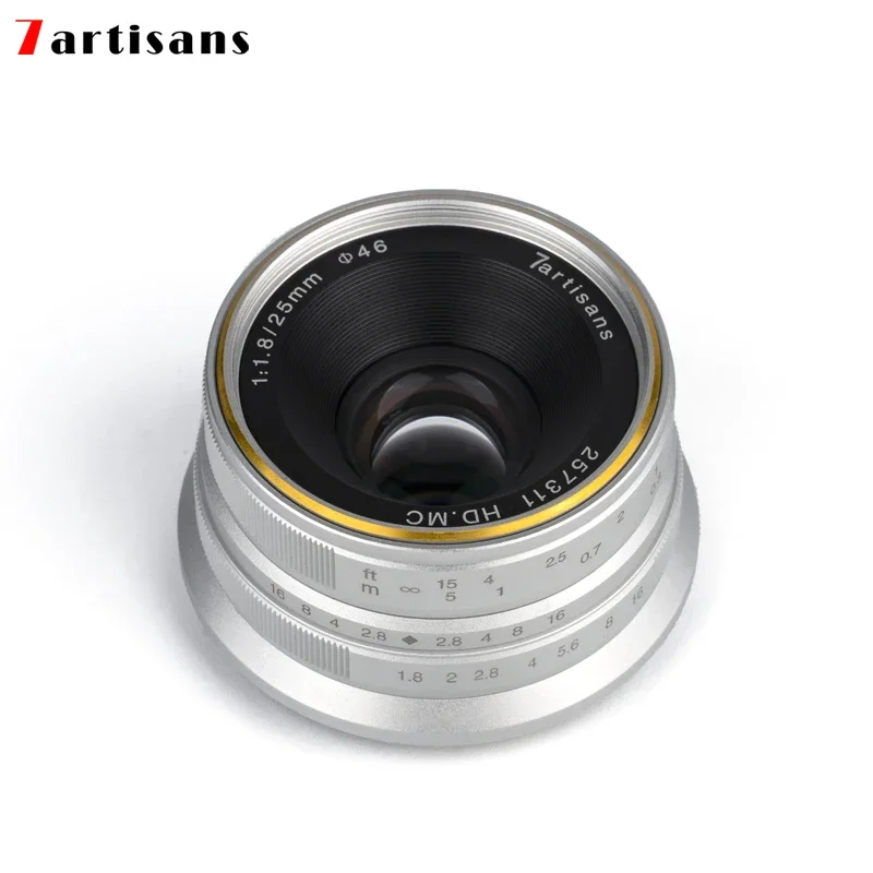 NEW 7artisans 25mm F1.8 Prime Lens for E Mount Fujifilm Canon EOS-M Mout Micro 4 3 Cameras A7 A7II A7R Free Shipping
NEW 7artisans 25mm F1.8 Prime Lens for E Mount Fujifilm Canon EOS-M Mout Micro 4 3 Cameras A7 A7II A7R Free Shipping