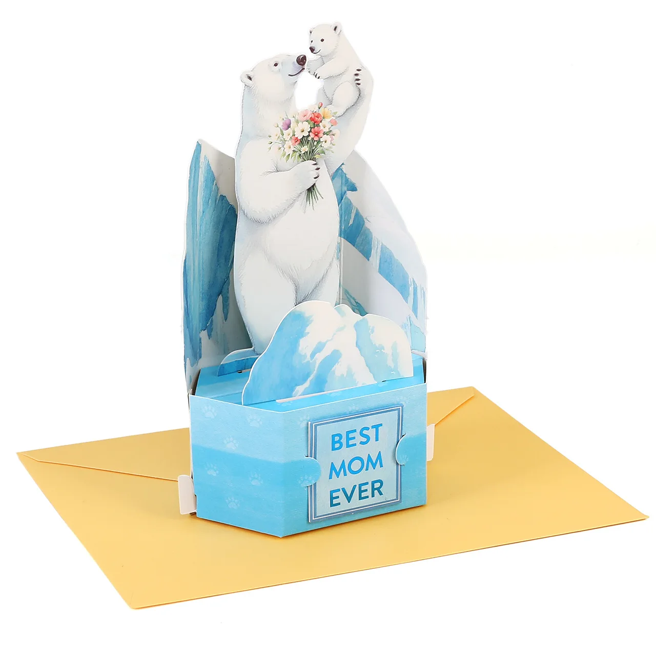 5Pcs Mother's Day Polar Bear Gold-Embossed 3D Pop-Up Animal Card Gift for the Best Mom Happy Father's Day Dinosaur Card
5Pcs Mother's Day Polar Bear Gold-Embossed 3D Pop-Up Animal Card Gift for the Best Mom Happy Father's Day Dinosaur Card