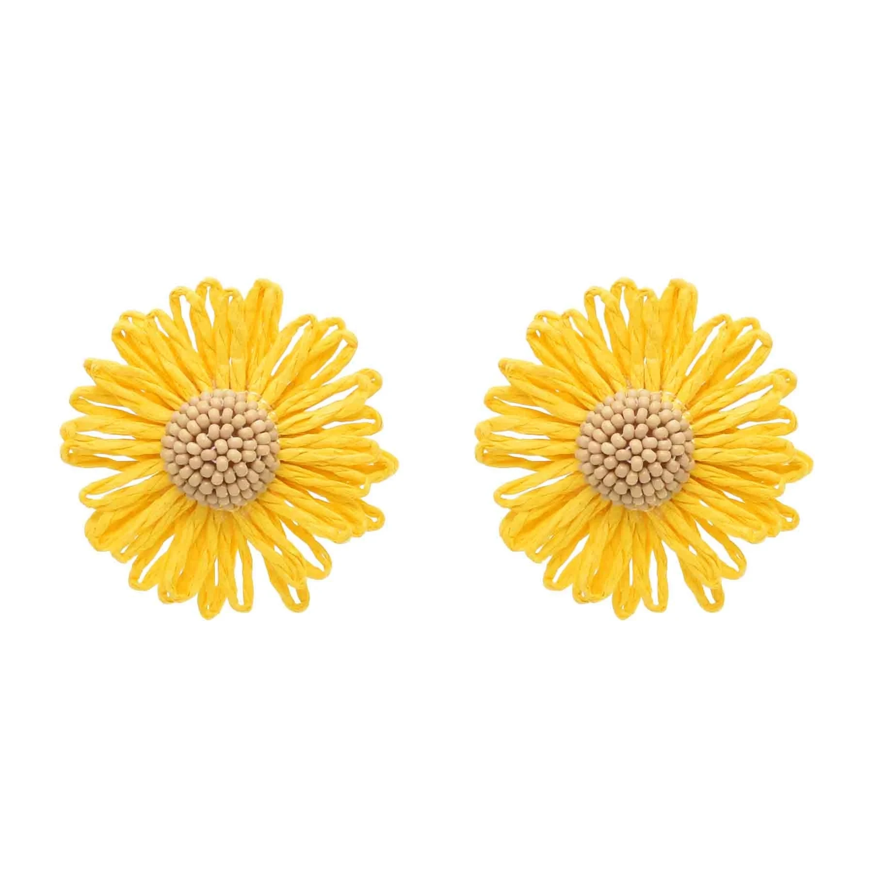 Multi Color Rope Woven Sunflower Large Flower Earrings for Women Girl Exaggerated Simulation Flower Earrings 2023 Trendy Jewelry
Multi Color Rope Woven Sunflower Large Flower Earrings for Women Girl Exaggerated Simulation Flower Earrings 2023 Trendy Jewelry