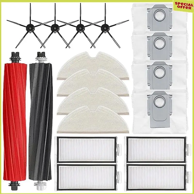 A34R For Roborock Q8 Max/Q8 Max+/Q5 Max/Q5 Max+/Q5 Pro/Q5 Pro+ Vacuum Cleaner Main Side Brush Hepa Filter Mop Cloth Dust Bags
A34R For Roborock Q8 Max/Q8 Max+/Q5 Max/Q5 Max+/Q5 Pro/Q5 Pro+ Vacuum Cleaner Main Side Brush Hepa Filter Mop Cloth Dust Bags