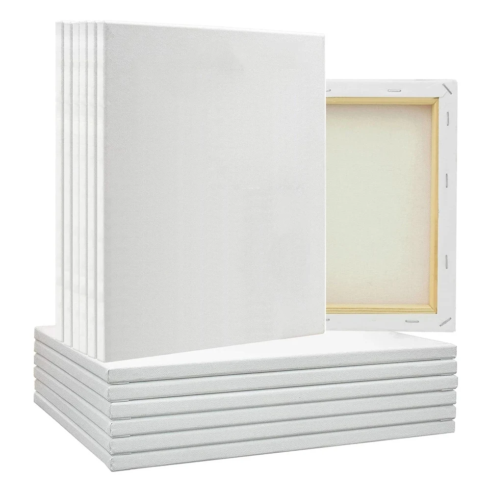 Stretched Canvases for Painting 8X10 Inch 12-Pack, 10 Oz Triple Primed Acid-Free 100% Cotton Blank Canvas, Art Canvases
Stretched Canvases for Painting 8X10 Inch 12-Pack, 10 Oz Triple Primed Acid-Free 100% Cotton Blank Canvas, Art Canvases