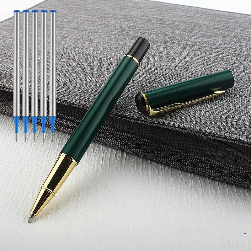 High Quality 801 Metal Ball Point Pen Metal Green Roller Ball Pen Stationery Office School Supplies Ink Pens
High Quality 801 Metal Ball Point Pen Metal Green Roller Ball Pen Stationery Office School Supplies Ink Pens