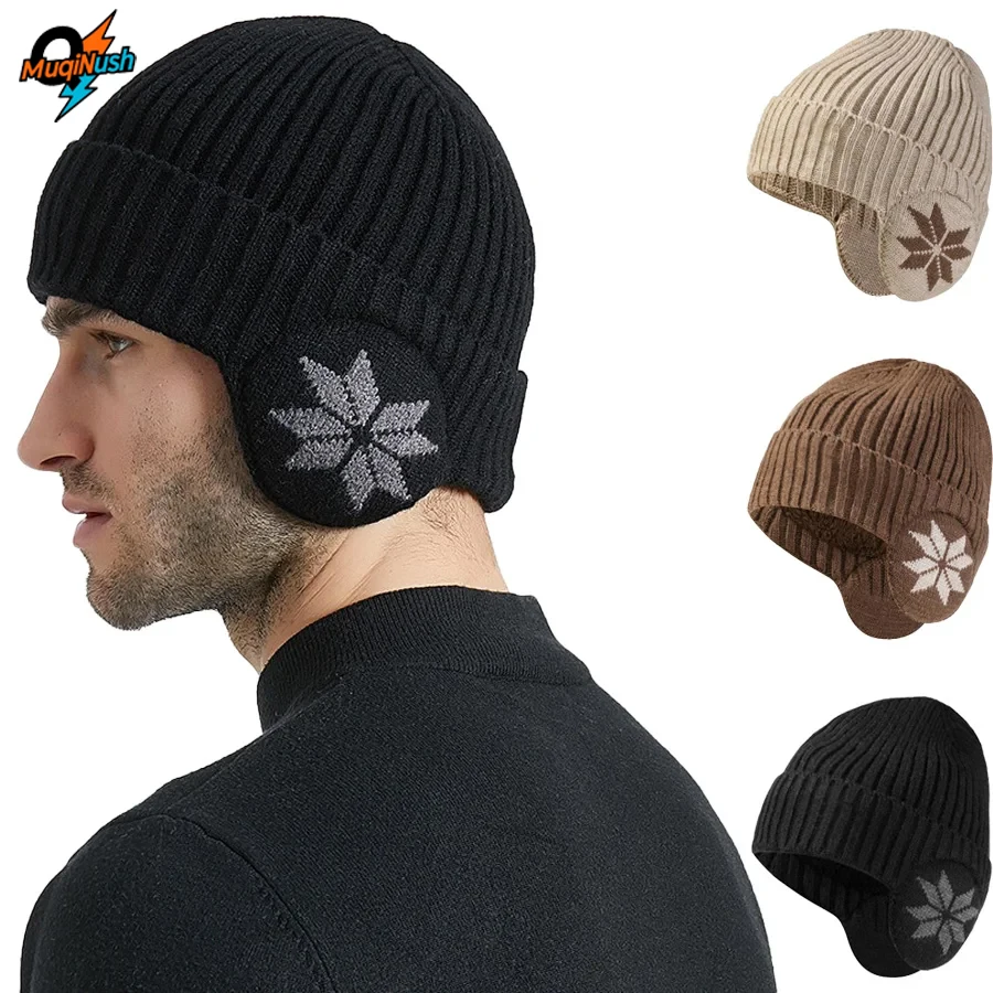 MuqiNush Winter Warm Ear Protector Cold Winter Beanie Knitted Hats, Slouchy Skiing Cycling Driving Hiking Hats for Man Women
MuqiNush Winter Warm Ear Protector Cold Winter Beanie Knitted Hats, Slouchy Skiing Cycling Driving Hiking Hats for Man Women