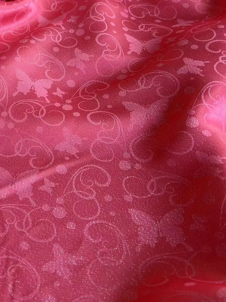 Real Silk Crepe Woven Jacquard Fabric Fly the Interwoven of Rich Han Chinese Clothing Cheongsam New Color
Real Silk Crepe Woven Jacquard Fabric Fly the Interwoven of Rich Han Chinese Clothing Cheongsam New Color