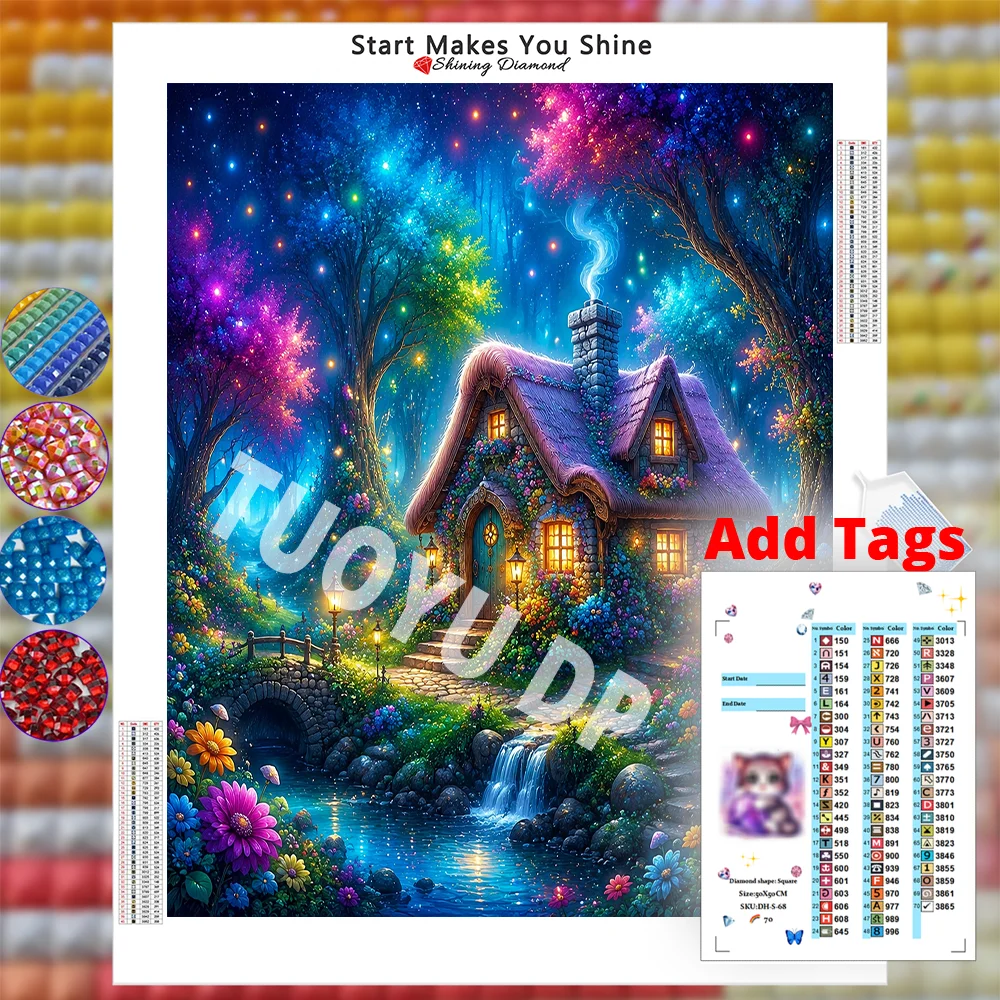 Resin fairy dust Ab crystal diamond painting treehouse 5d full diamond art set mosaic portrait home decoration
Resin fairy dust Ab crystal diamond painting treehouse 5d full diamond art set mosaic portrait home decoration