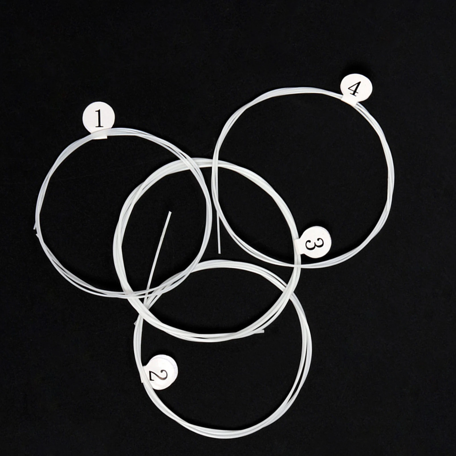 4 Pcs Strings 21 23 26 Inch Wire Musical Instrument Parts Nylon Music Wire Instrument Accessories Replacement Durable Tone
4 Pcs Strings 21 23 26 Inch Wire Musical Instrument Parts Nylon Music Wire Instrument Accessories Replacement Durable Tone
