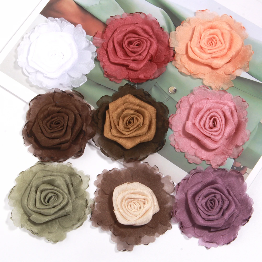 6.5cm Fabric Rose Flower for Brooch Handmade Retro Dry Rose for Hair Clip DIY Crafts Headwear Decoration Clothing Accessories
6.5cm Fabric Rose Flower for Brooch Handmade Retro Dry Rose for Hair Clip DIY Crafts Headwear Decoration Clothing Accessories