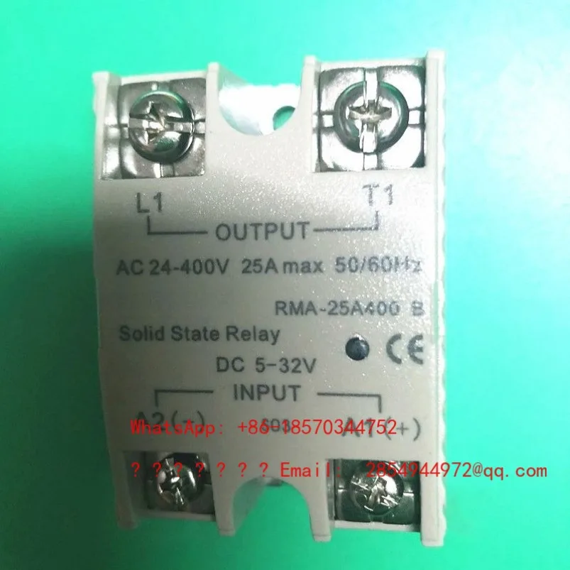 Solid State Relay RMA-40A400 40A400V RMA-25A400 Spot Quick Shipping
Solid State Relay RMA-40A400 40A400V RMA-25A400 Spot Quick Shipping