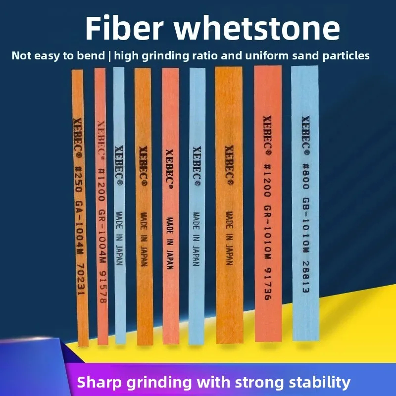 Fiber Whetstone XEBEC 1004 1006 1010 Mould Gold Stone Fine Grinding Polishing Sand Strip
Fiber Whetstone XEBEC 1004 1006 1010 Mould Gold Stone Fine Grinding Polishing Sand Strip