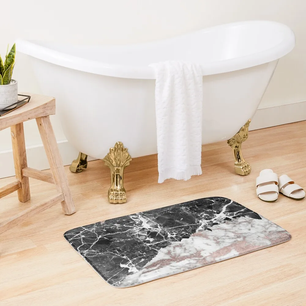 Modern abstract faux rose gold black white marble Bath Mat External Entrance Doormat Mats For Bathroom And Toilet Mat
Modern abstract faux rose gold black white marble Bath Mat External Entrance Doormat Mats For Bathroom And Toilet Mat