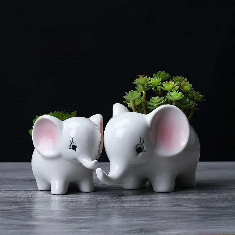 Creative Ceramic Mini Cute White Baby Elephant Succulent Flower Pot Home Table Decro Oranment Craft
Creative Ceramic Mini Cute White Baby Elephant Succulent Flower Pot Home Table Decro Oranment Craft