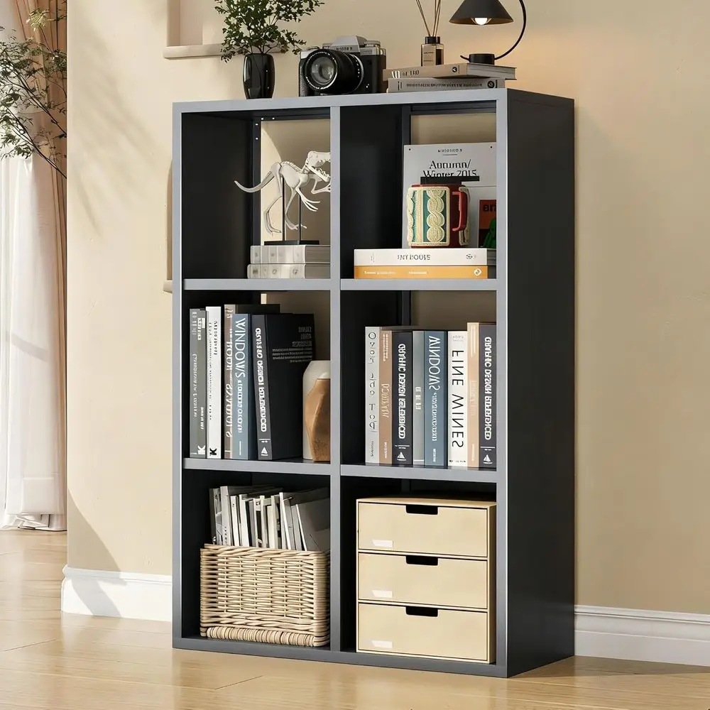 Metal Cube Storage Organizer, Open Back Shelving Unit for Books, Living Room, Bedroom, or Home Office, Black
Metal Cube Storage Organizer, Open Back Shelving Unit for Books, Living Room, Bedroom, or Home Office, Black