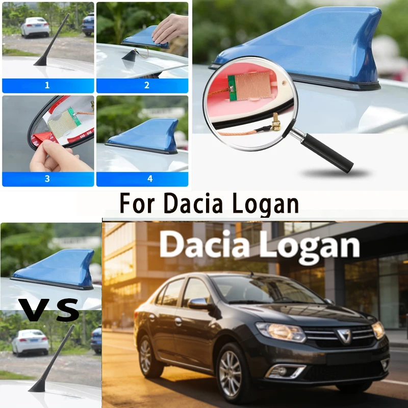 For Dacia Logan Car Shark Fin Antenna Roof Mount AM FM Signal Amplifier Auto Radio Aerial Topper Waterproof Car Accessories
For Dacia Logan Car Shark Fin Antenna Roof Mount AM FM Signal Amplifier Auto Radio Aerial Topper Waterproof Car Accessories