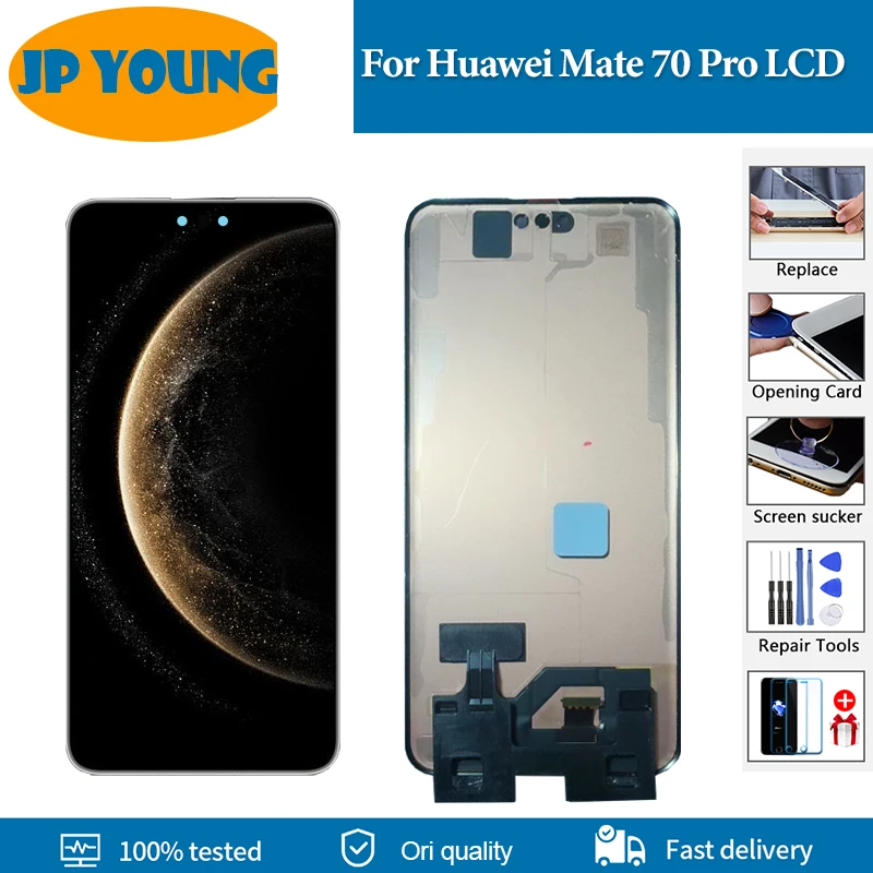 6,9 "оригинальный ЖК-дисплей для Huawei Mate 70 Pro, сенсорная панель, дигитайзер в сборе для Mate 70Pro PLR-AL00 PLR-AL50, замена ЖК-дисплея
6,9 "оригинальный ЖК-дисплей для Huawei Mate 70 Pro, сенсорная панель, дигитайзер в сборе для Mate 70Pro PLR-AL00 PLR-AL50, замена ЖК-дисплея