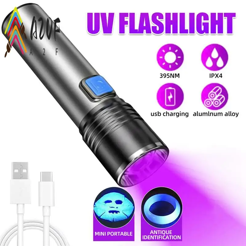 A20F-395Nm УФ-фонарик USB перезаряжаемый УФ-свет Ультрафиолетовый фонарик для обнаружения мочи домашних животных, отверждения смолы
A20F-395Nm УФ-фонарик USB перезаряжаемый УФ-свет Ультрафиолетовый фонарик для обнаружения мочи домашних животных, отверждения смолы