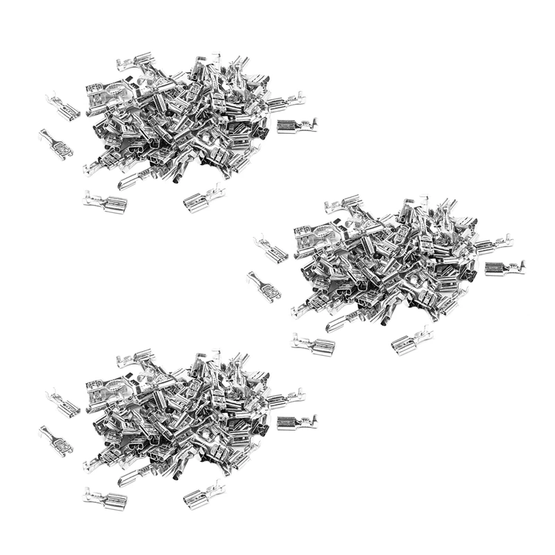 LJL-300X 6.3Mm Uninsulated Female Spade Push On Crimp Terminal Non Insulated 2.5Mm²
LJL-300X 6.3Mm Uninsulated Female Spade Push On Crimp Terminal Non Insulated 2.5Mm²