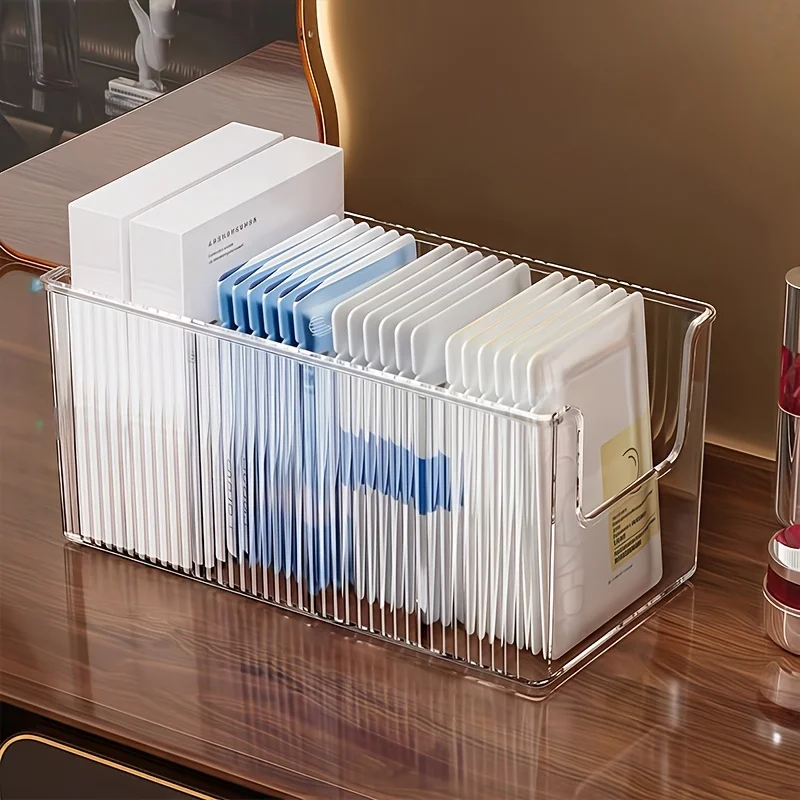 Transparent 4-Compartment Large Capacity Desktop Storage Box with 3 Removable Dividers Desk Vanity Organizer for Cosmetics
Transparent 4-Compartment Large Capacity Desktop Storage Box with 3 Removable Dividers Desk Vanity Organizer for Cosmetics