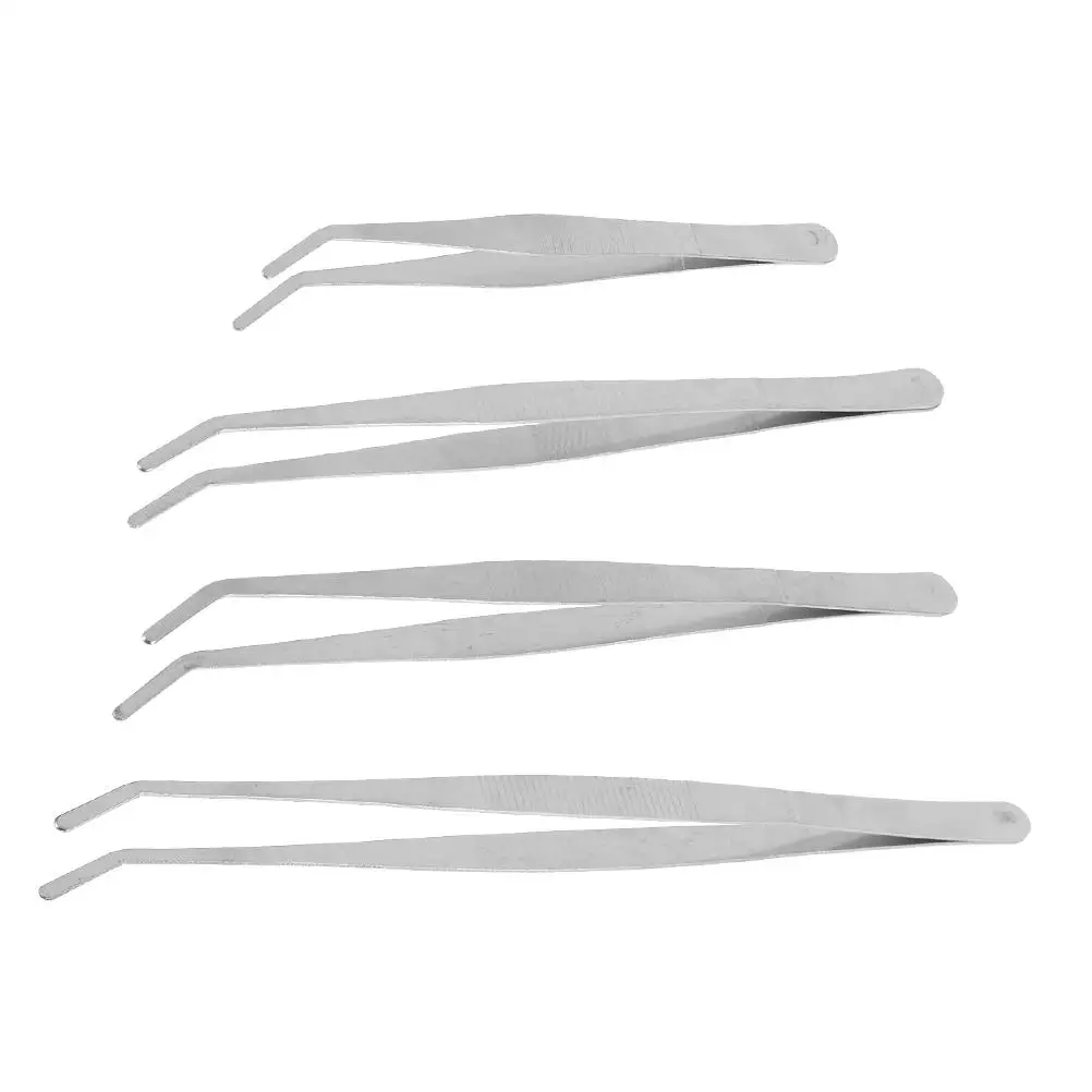 4pcs Stainless Steel Tweezers Set Durable Garden Tools Portable Supplies Bonsai Outdoor Use Long Term Reliable
4pcs Stainless Steel Tweezers Set Durable Garden Tools Portable Supplies Bonsai Outdoor Use Long Term Reliable
