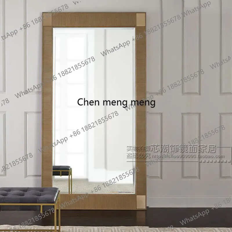 European-style soft decoration, full-body dressing, floor-to-ceiling mirror, cloakroom, wall-mounted mirror in the bedroom
European-style soft decoration, full-body dressing, floor-to-ceiling mirror, cloakroom, wall-mounted mirror in the bedroom