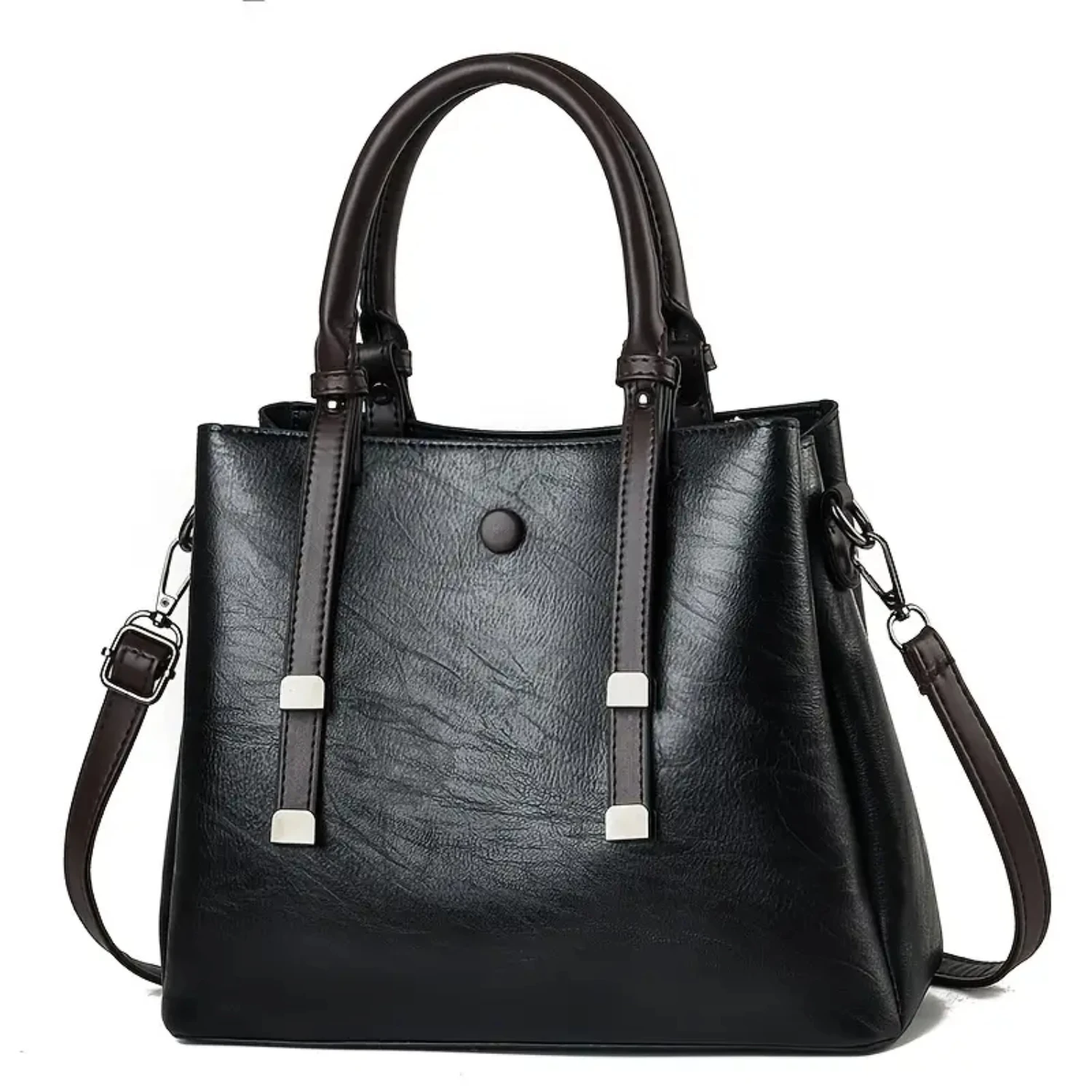 Stylish Large Women's Faux Leather Shoulder Bag with Adjustable Strap - Trendy and Fashionable Casual Handbag for Everyday Use
Stylish Large Women's Faux Leather Shoulder Bag with Adjustable Strap - Trendy and Fashionable Casual Handbag for Everyday Use