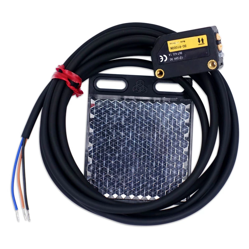 Through-beam photoelectric sensor BG-T3000N, mirror reflection laser sensor R1000N detection distance 10 meters
Through-beam photoelectric sensor BG-T3000N, mirror reflection laser sensor R1000N detection distance 10 meters