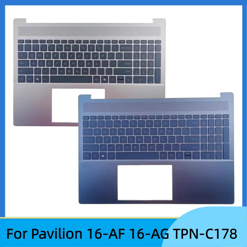New For Pavilion 16-AF 16-AG TPN-C178 Upper Case Palmrest Cover US Backlit keyboard
New For Pavilion 16-AF 16-AG TPN-C178 Upper Case Palmrest Cover US Backlit keyboard