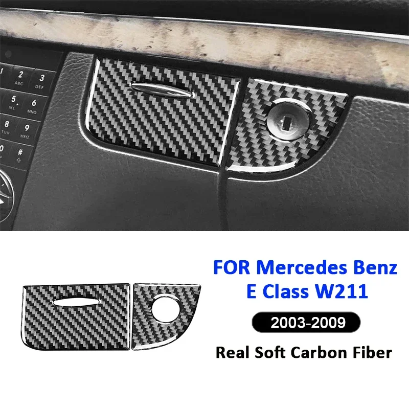 Carbon Fiber Auto Co-Pilot Storage Box Button Switch Key Lock Panel Decoration Sticker For Mercedes Benz E Class W211 2003-2009
Carbon Fiber Auto Co-Pilot Storage Box Button Switch Key Lock Panel Decoration Sticker For Mercedes Benz E Class W211 2003-2009