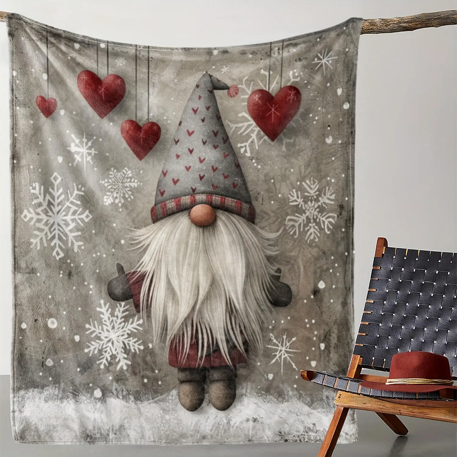 Vintage Christmas Elf Red Heart Snowflake Print Flannel Blanket, Soft Warm Cozy Sofabed, Car Office, All Season
Vintage Christmas Elf Red Heart Snowflake Print Flannel Blanket, Soft Warm Cozy Sofabed, Car Office, All Season
