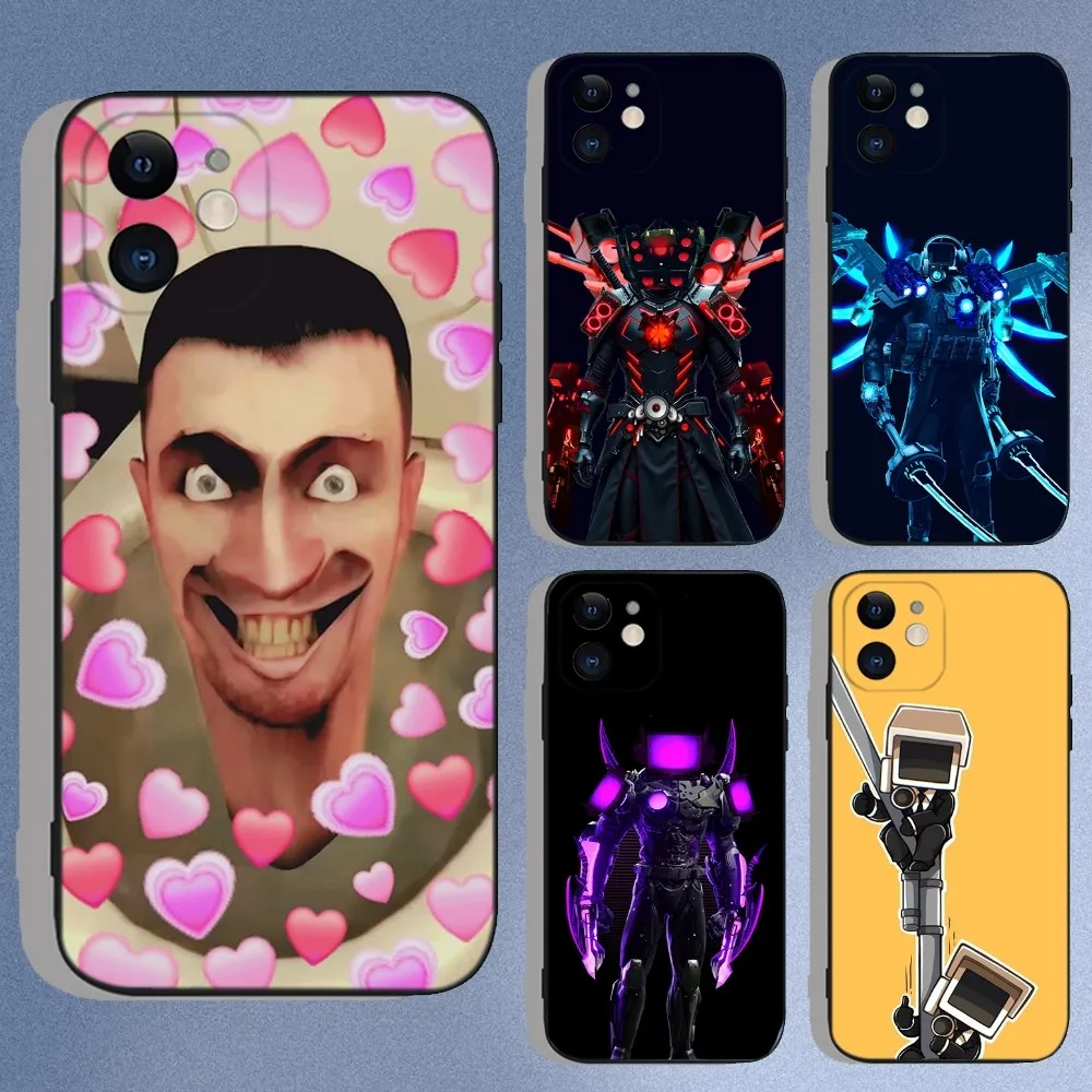 Skibidi Toilet TV Man Phone Case For iPhone 16,15,14,13,12,11,XS,XR,X,8,7,Pro,Max,Plus,Mini Silicone Black Funda Cover Shell
Skibidi Toilet TV Man Phone Case For iPhone 16,15,14,13,12,11,XS,XR,X,8,7,Pro,Max,Plus,Mini Silicone Black Funda Cover Shell