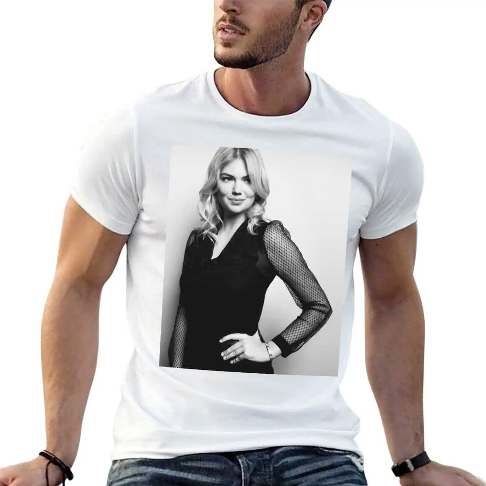 Kate Upton - Portrait - monochrome T-Shirt t shirt for man t shirts for man cotton funny T-Shirt
Kate Upton - Portrait - monochrome T-Shirt t shirt for man t shirts for man cotton funny T-Shirt