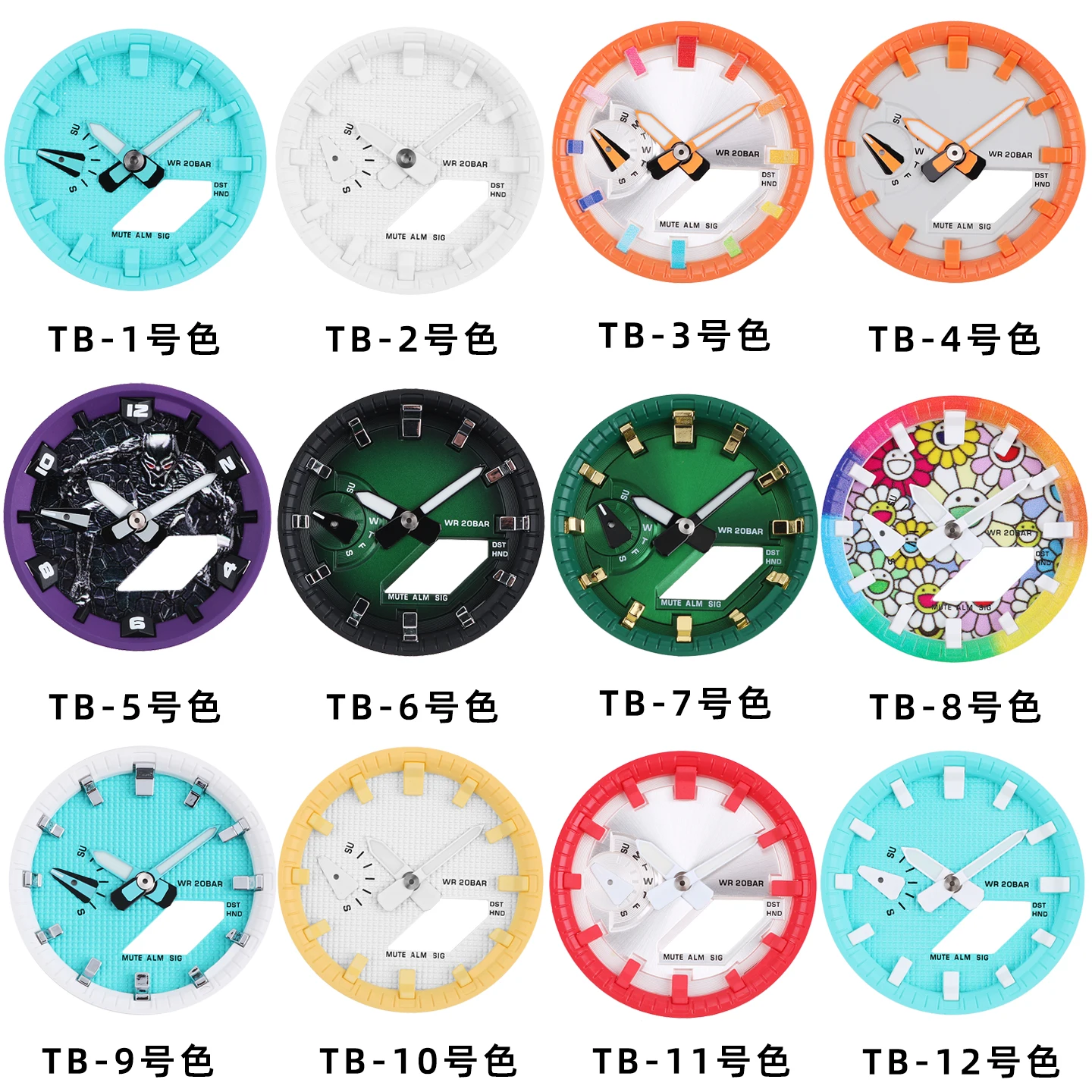 GA2100 DIY Mod Kit For Casio G-shock GA2110 GA-B2100 Strap Watch Scale Luminous Ring Index Metal Dial Surface Watch Hand Group
GA2100 DIY Mod Kit For Casio G-shock GA2110 GA-B2100 Strap Watch Scale Luminous Ring Index Metal Dial Surface Watch Hand Group