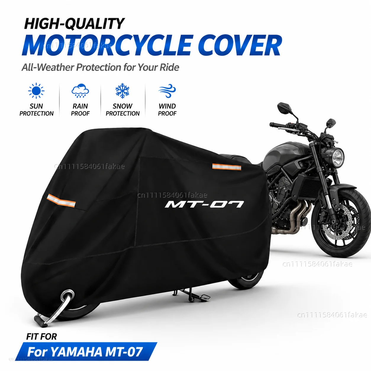 Motorcycle Cover Waterproof Outdoor All Season Dustproof UV Protective Moto Scooter Rain Cover For YAMAHA MT-07 MT07 MT 07 2014-
Motorcycle Cover Waterproof Outdoor All Season Dustproof UV Protective Moto Scooter Rain Cover For YAMAHA MT-07 MT07 MT 07 2014-