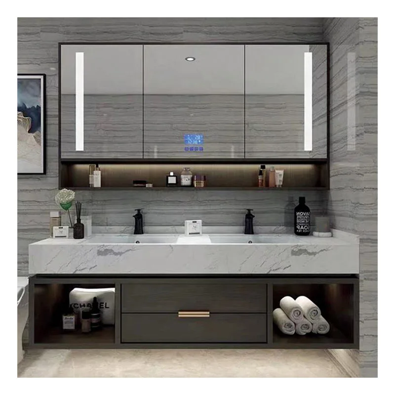 Wholesale Double Single Modern Wooden Panel Bath Cabinet Wall Mounted Bathroom Vanity with Mirror Sink
Wholesale Double Single Modern Wooden Panel Bath Cabinet Wall Mounted Bathroom Vanity with Mirror Sink